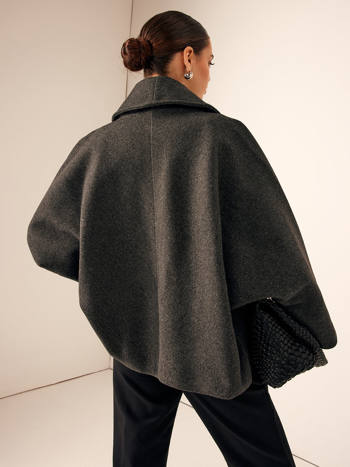 Veste courte en tweed pour femme - Chic et structurée