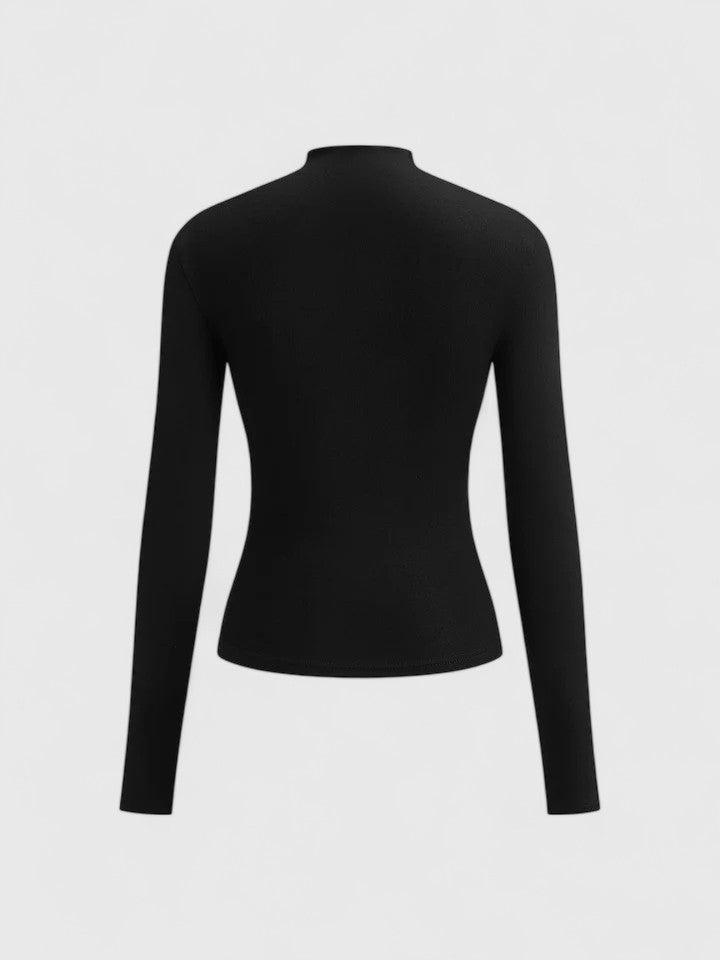 Elegante camicetta elasticizzata da donna – Top casual e comodo