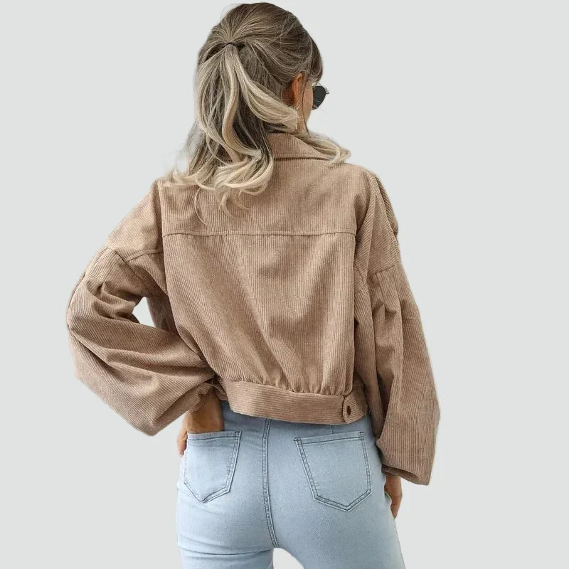 Bomber donna in velluto a coste - Casual e moderno