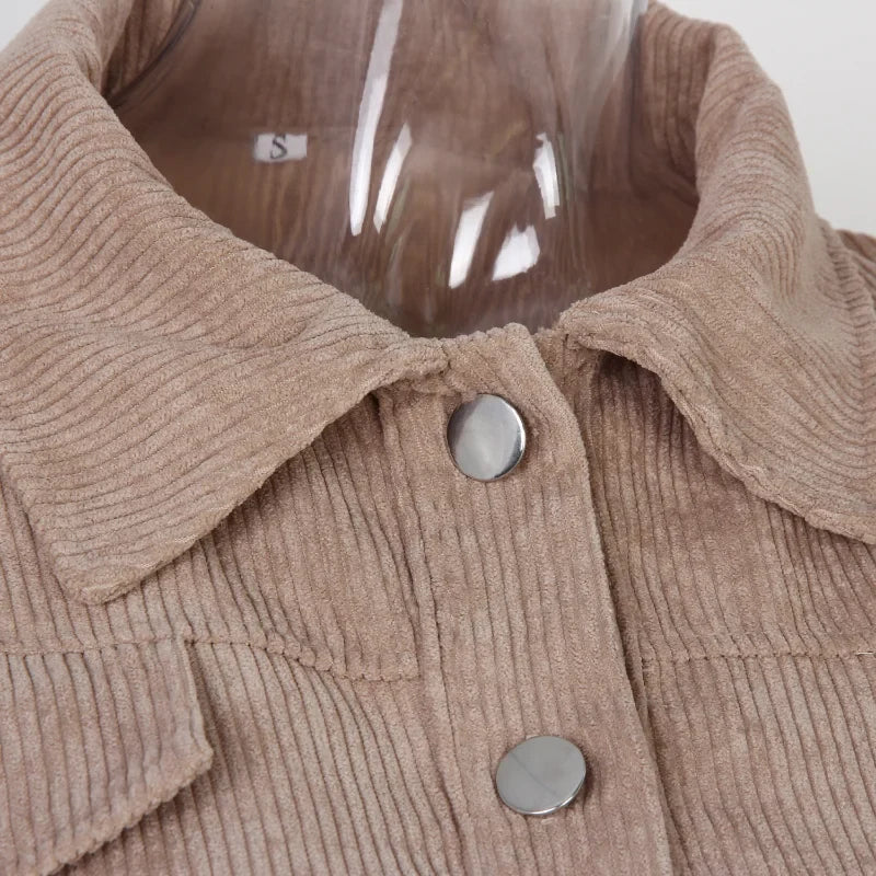 Bomber donna in velluto a coste - Casual e moderno
