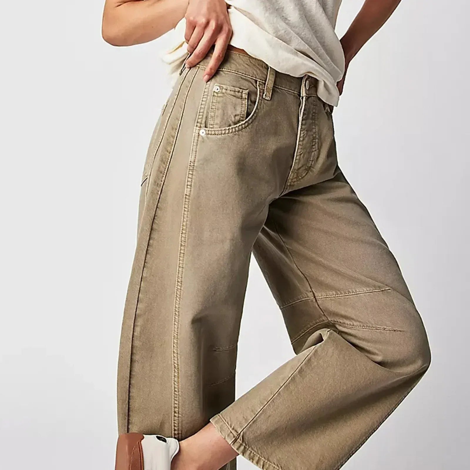 Jeans baggy donna a vestibilita ampia - Casual e di tendenza