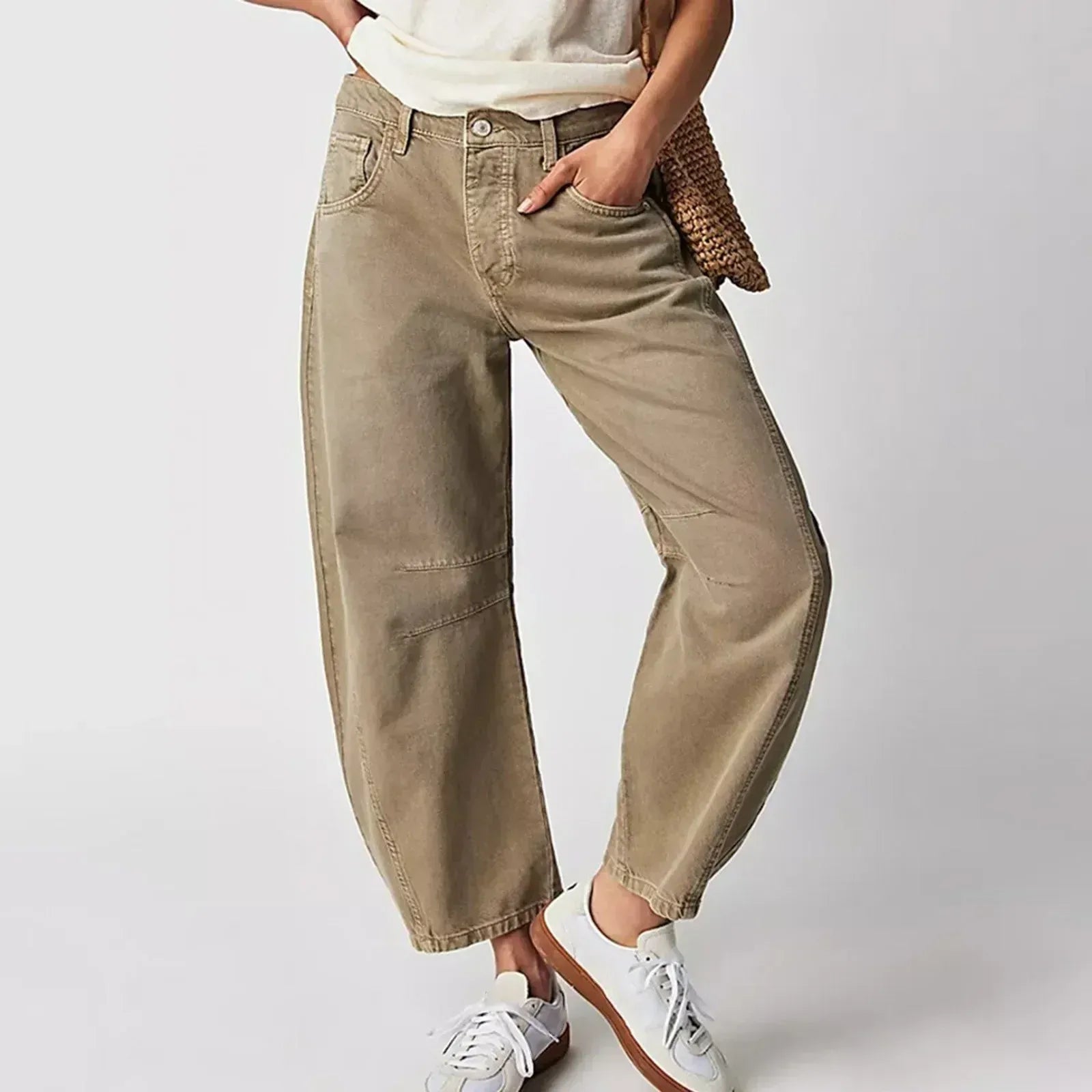 Jeans baggy donna a vestibilita ampia - Casual e di tendenza