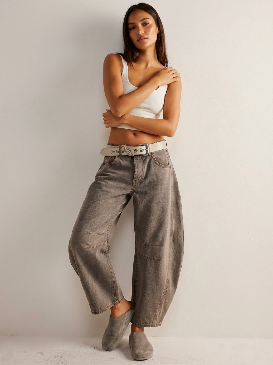 Jeans baggy donna a vestibilita ampia - Casual e di tendenza