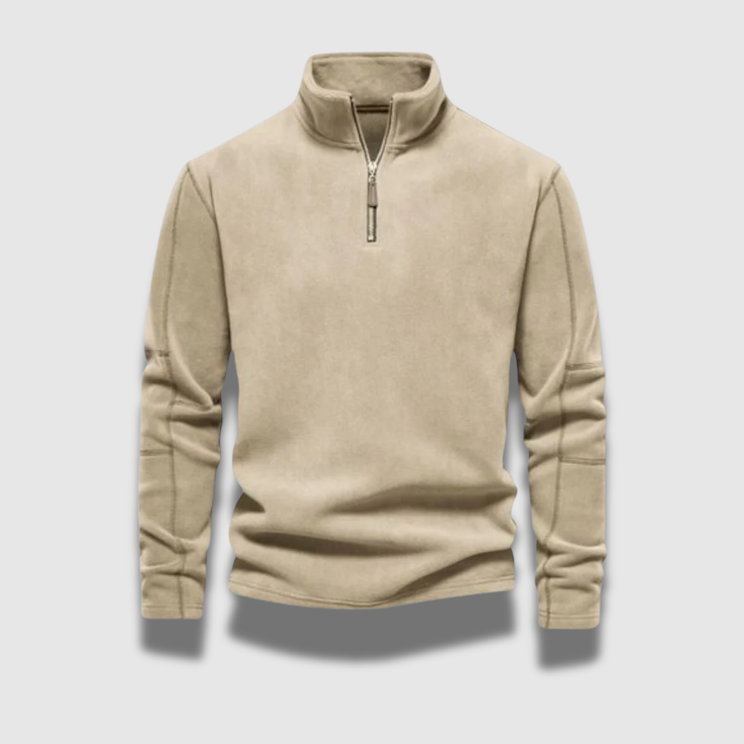 Maglione invernale moderno e morbido in pile da uomo