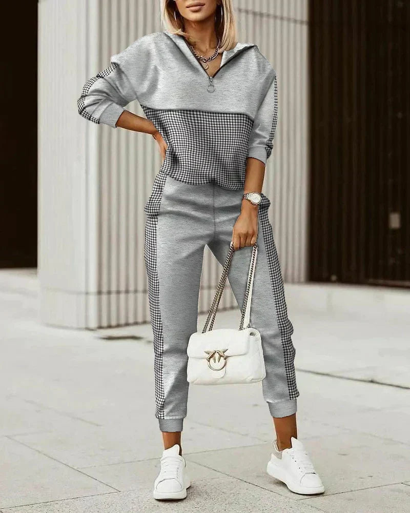Tuta da ginnastica femminile trendy e casual per tutti i giorni