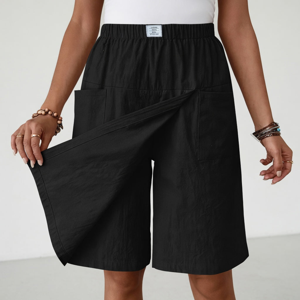 Libertine - Gonna short con vita elasticizzata e tasche - Pratica e femminile