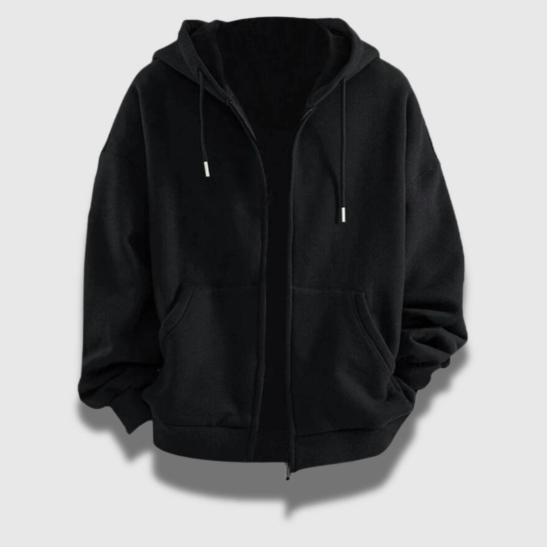 Felpa con cappuccio Premium Classic Full Zip da uomo