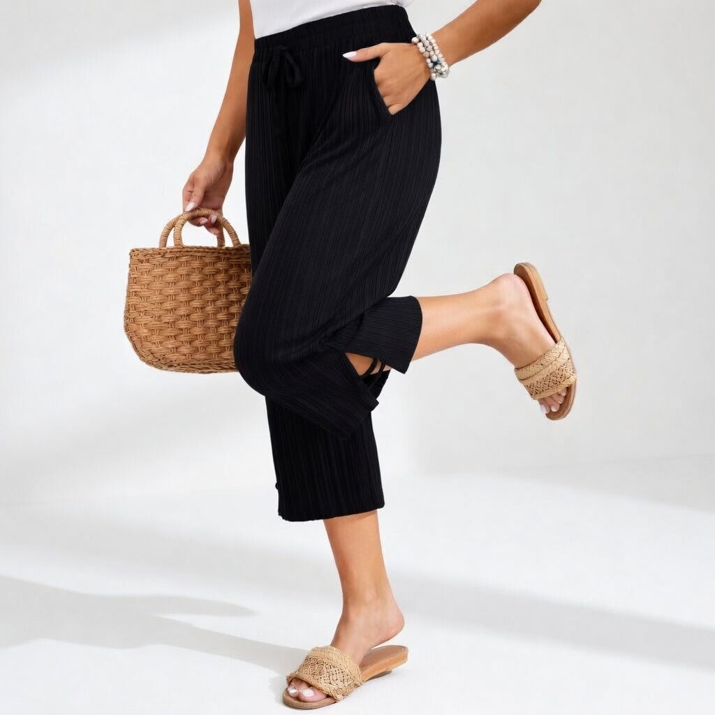 Laureline - Pantaloni fluidi eleganti e confortevoli estivi