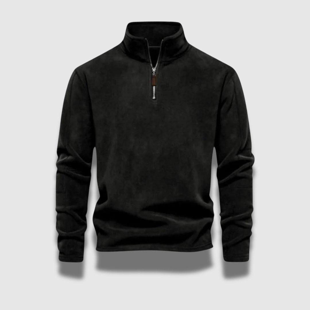 Maglione invernale moderno e morbido in pile da uomo