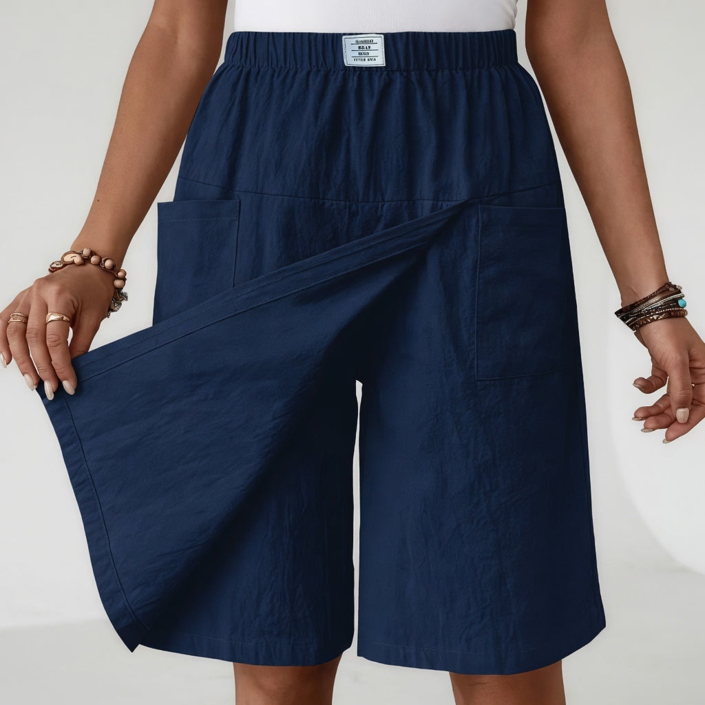 Libertine - Gonna short con vita elasticizzata e tasche - Pratica e femminile