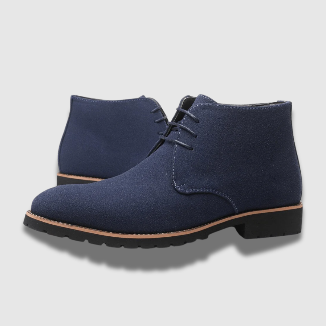 Scarpe classiche scamosciate sofisticate e resistenti da uomo