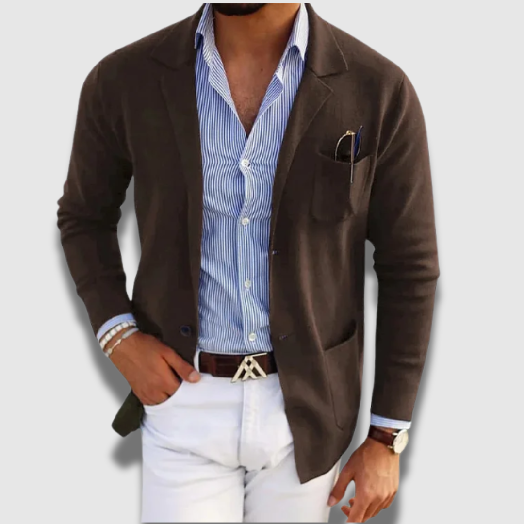 Blazer da uomo classico Premium sartoriale comodo formale