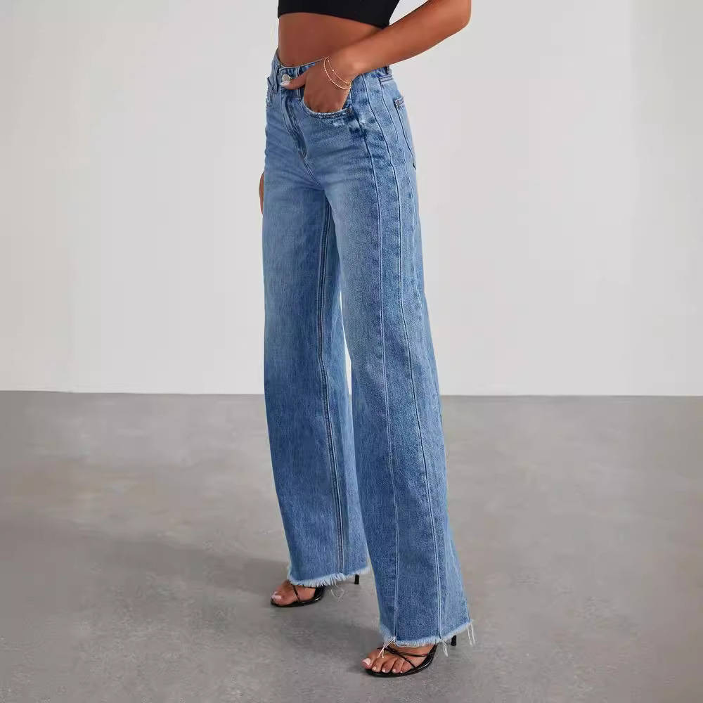 Jeans a vita alta da donna - Di tendenza e valorizzanti
