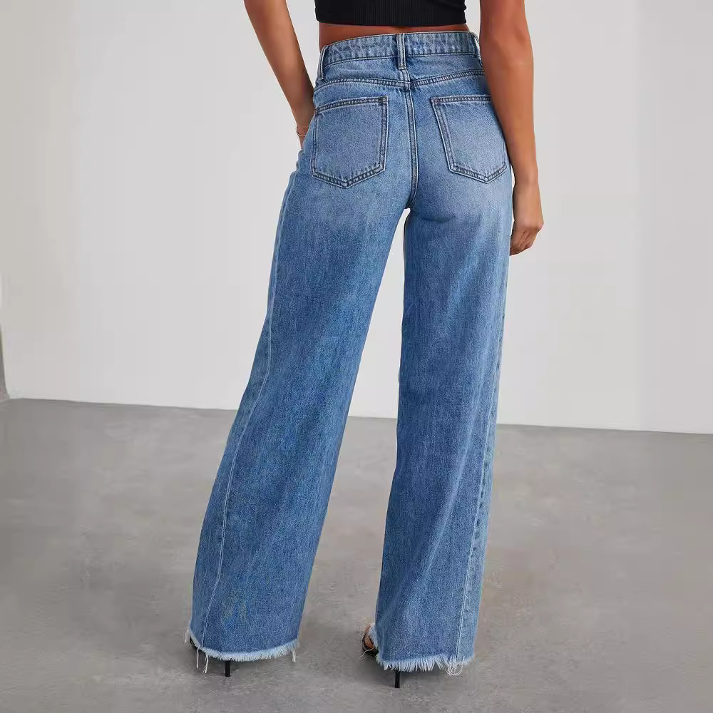 Jeans a vita alta da donna - Di tendenza e valorizzanti