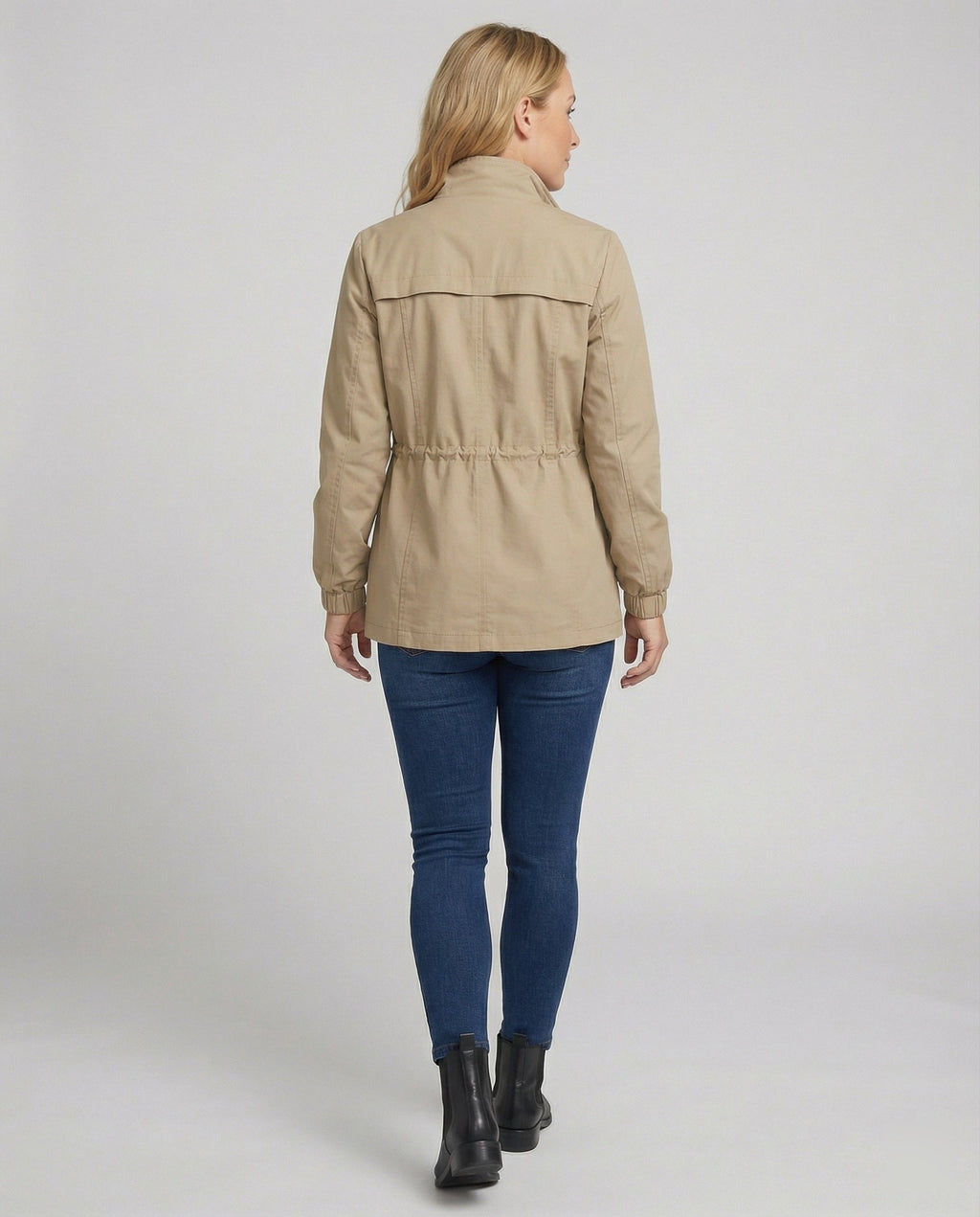 Giacca utility da donna con vita regolabile - Casual chic e pratica
