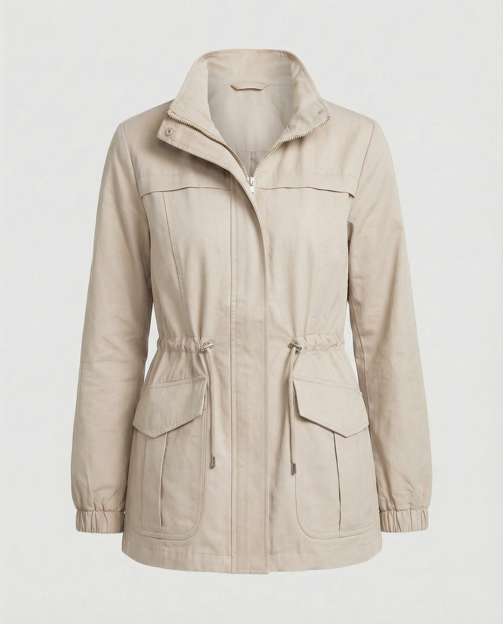 Giacca utility da donna con vita regolabile - Casual chic e pratica