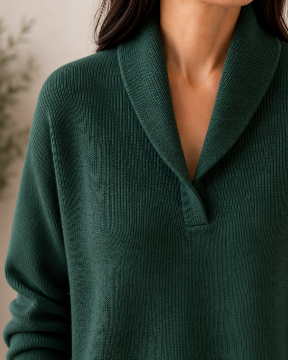 Pull femme à col en V Jules - Doux et facile à porter