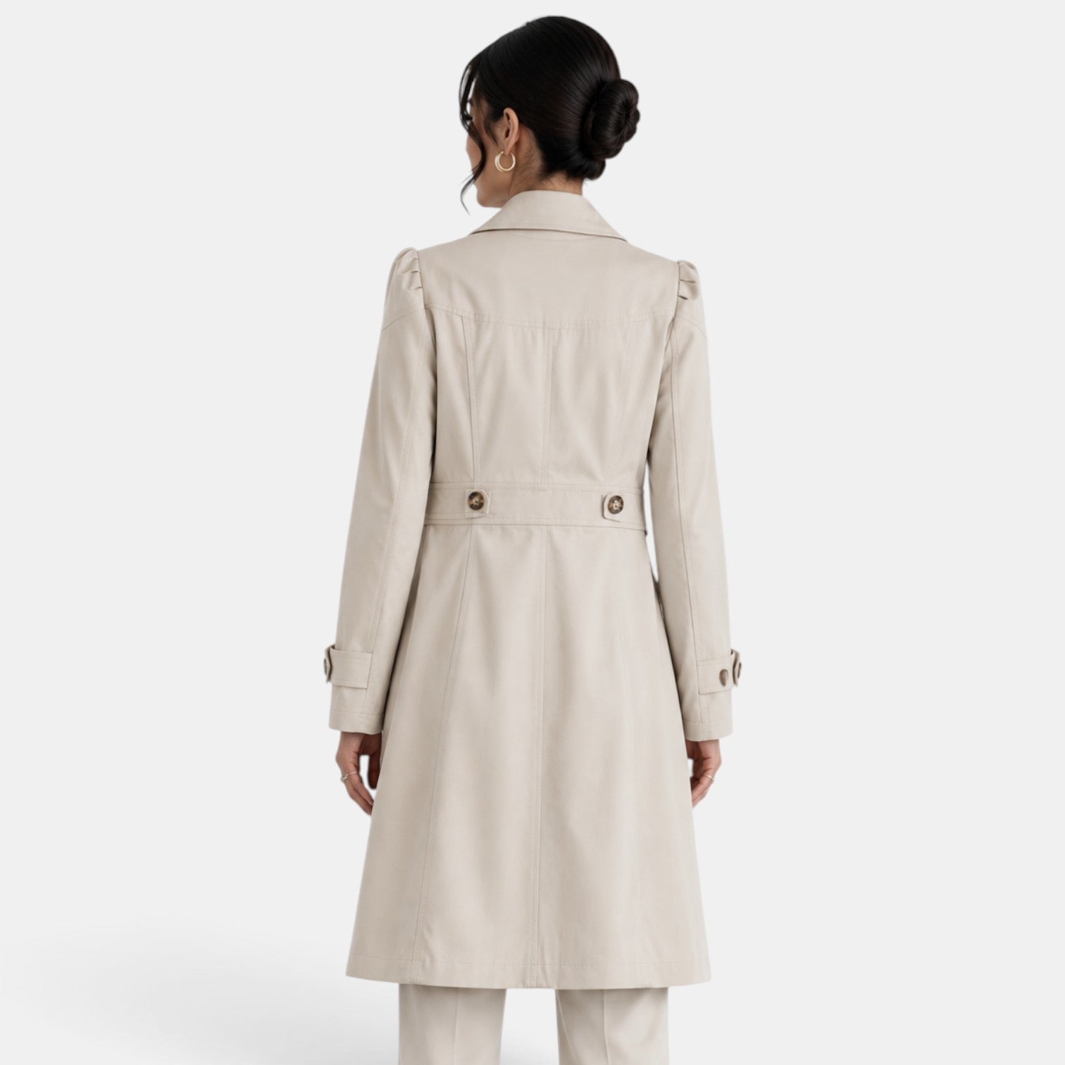 Trench élégant femme avec ceinture – Style classique, féminin et intemporel