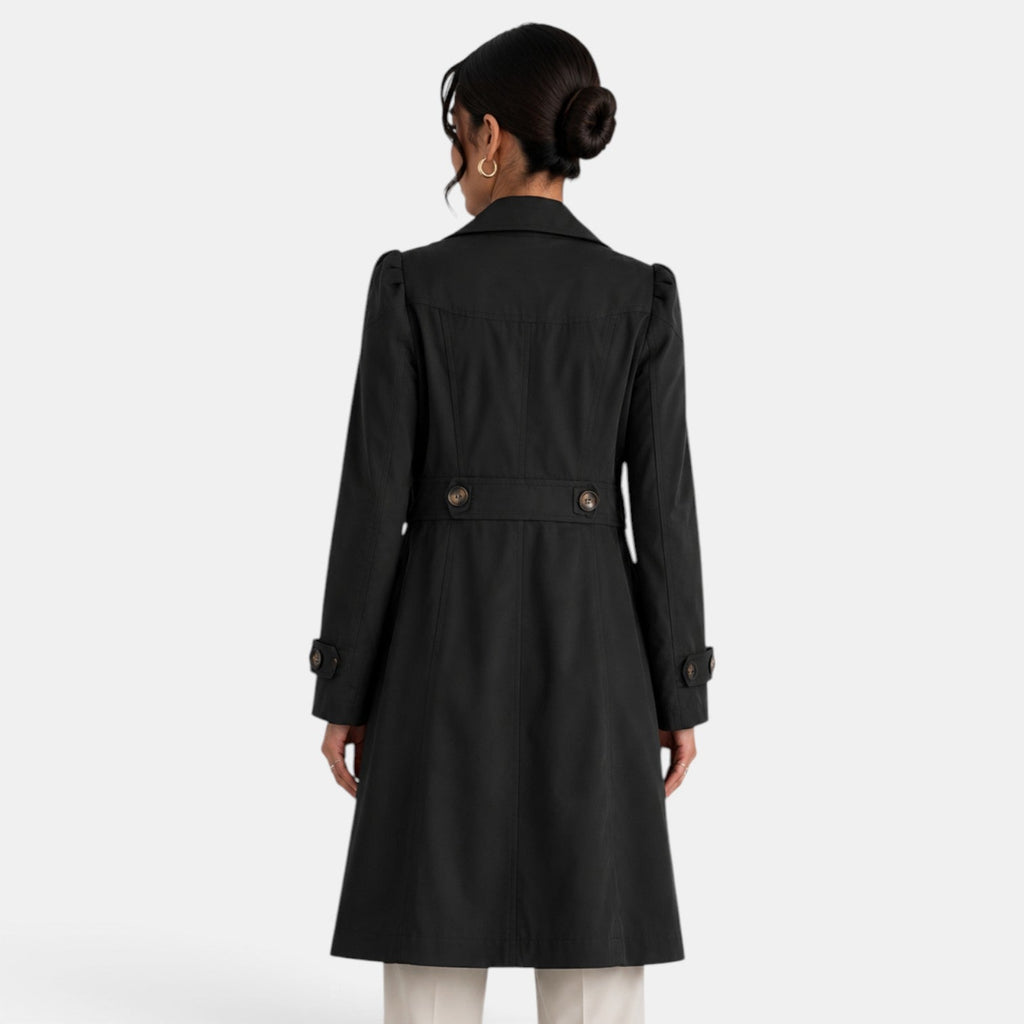 Elegant women’s trench coat with belt – Classic, feminine, and timeless style