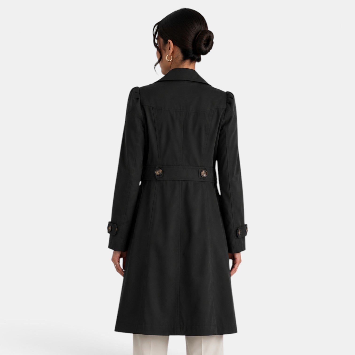Trench élégant femme avec ceinture – Style classique, féminin et intemporel