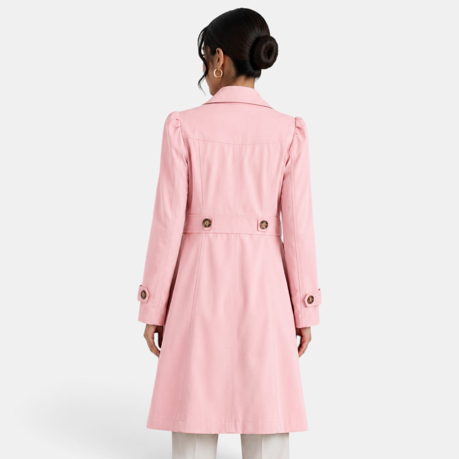 Trench élégant femme avec ceinture – Style classique, féminin et intemporel