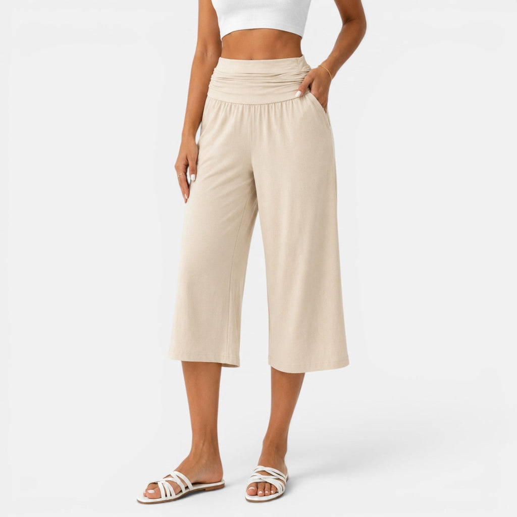Pantalon capri femme extensible – Confortable, léger et polyvalent