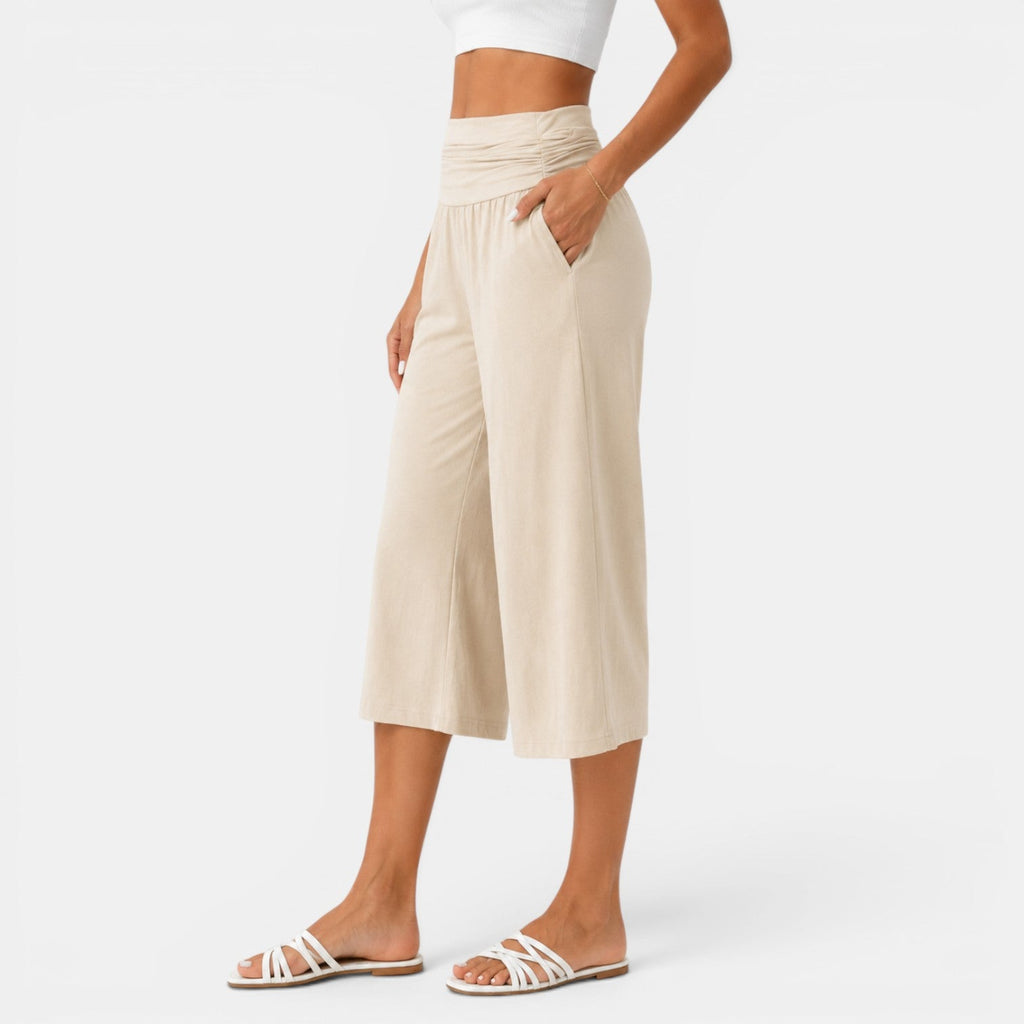 Pantalon capri femme extensible – Confortable, léger et polyvalent