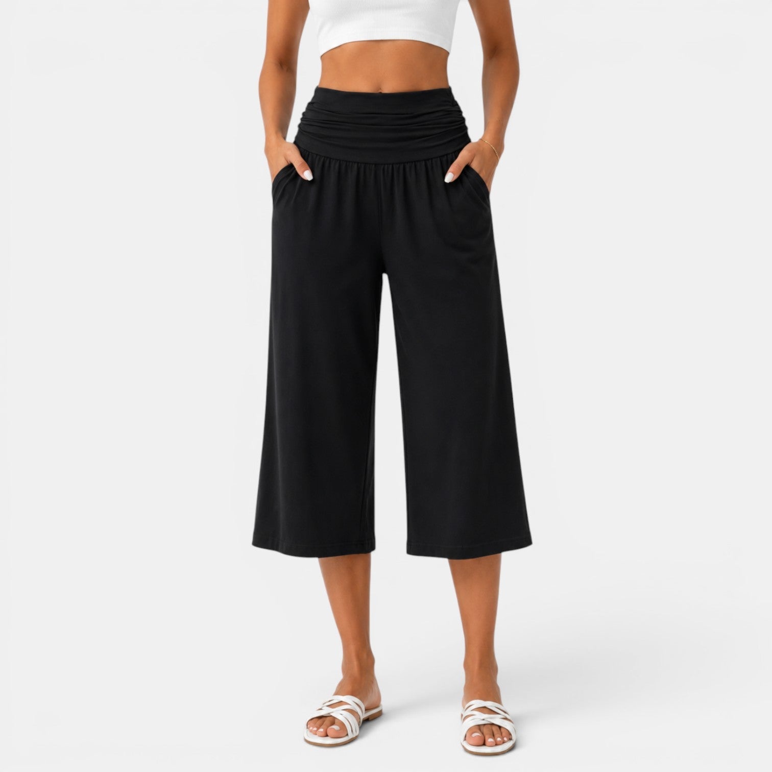 Pantalon capri femme extensible – Confortable, léger et polyvalent