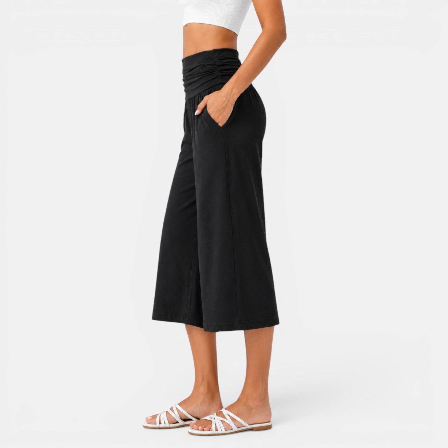 Pantalon capri femme extensible – Confortable, léger et polyvalent