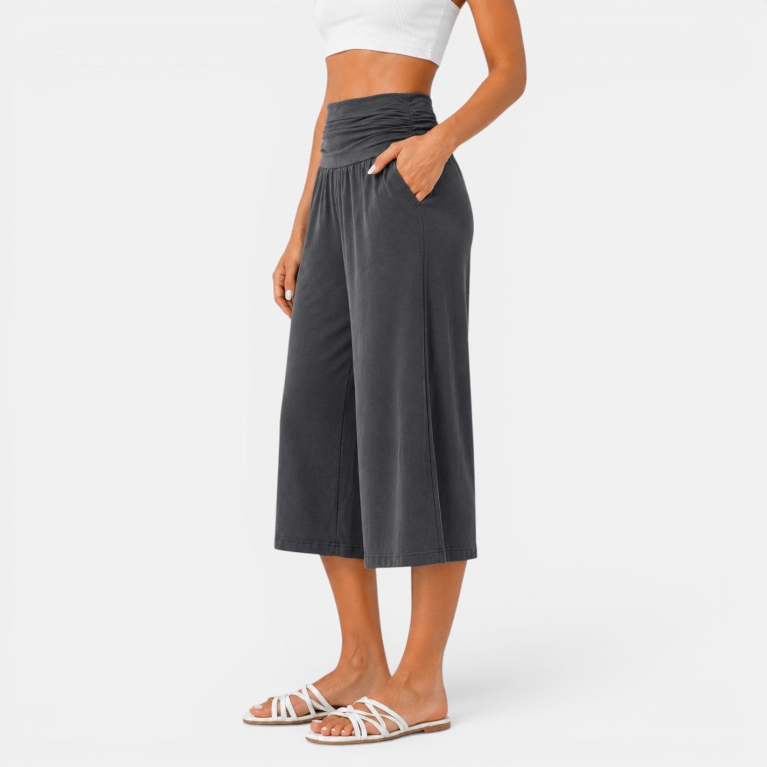 Pantalon capri femme extensible – Confortable, léger et polyvalent