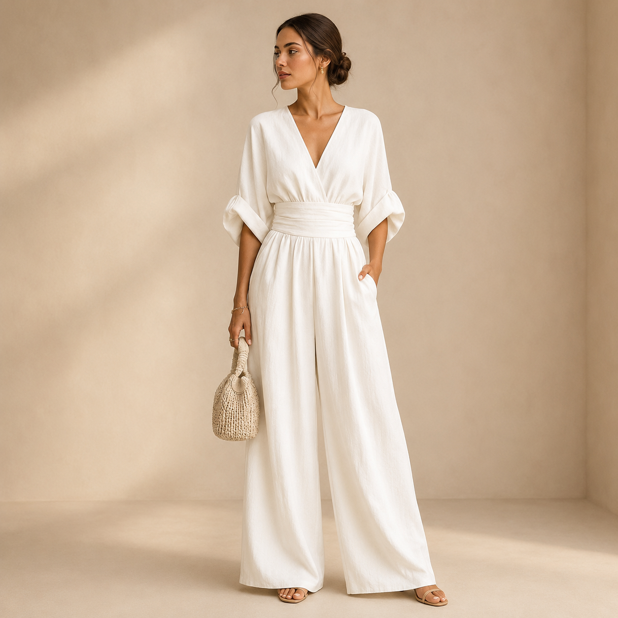 Tuta da donna elegante dal taglio fluido - Chic e valorizzante