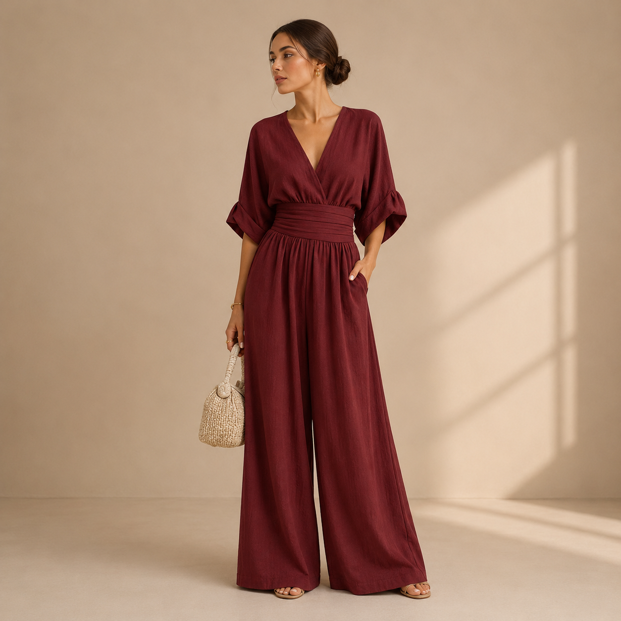 Tuta da donna elegante dal taglio fluido - Chic e valorizzante