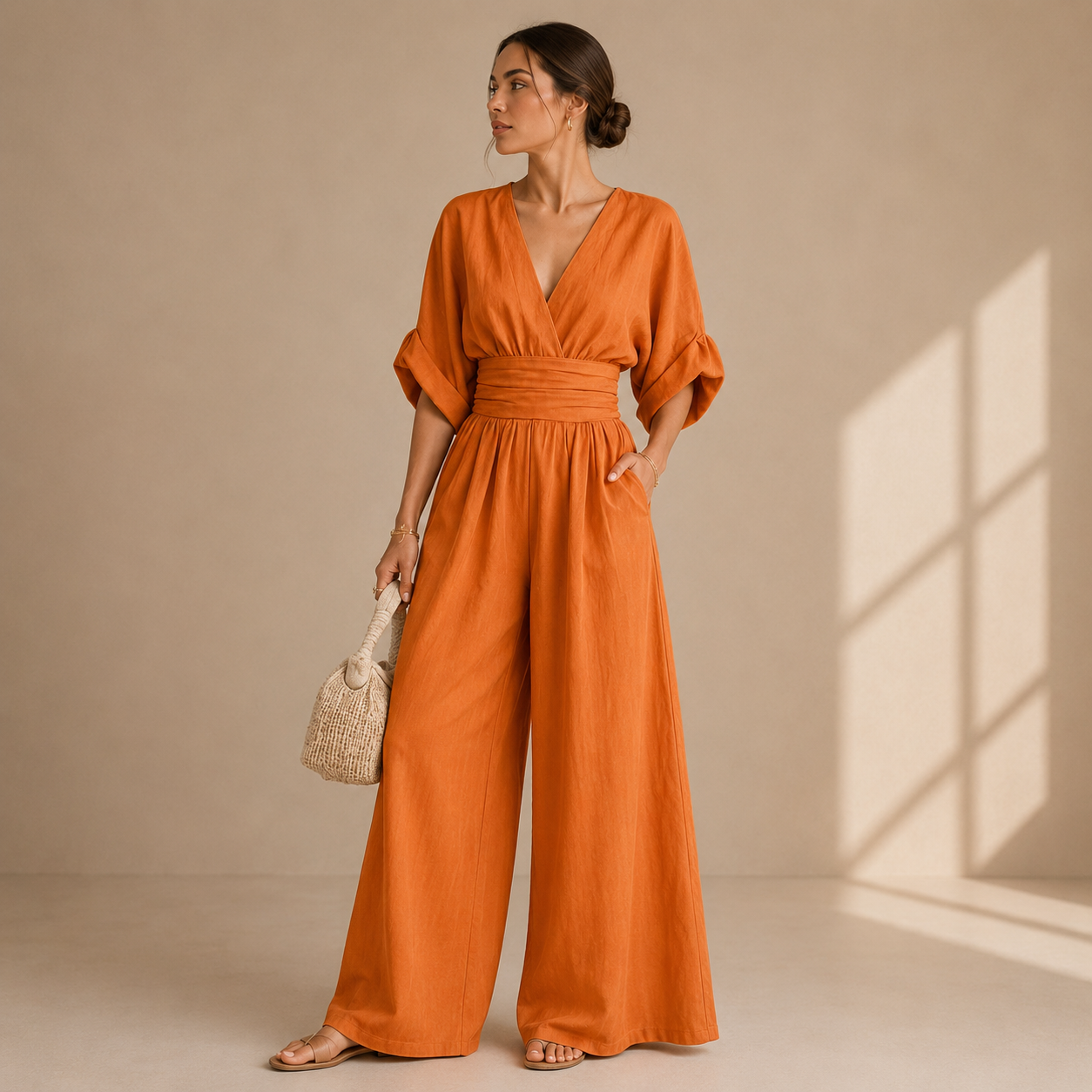 Tuta da donna elegante dal taglio fluido - Chic e valorizzante