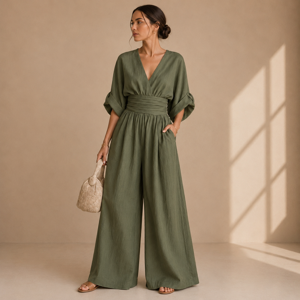 Tuta da donna elegante dal taglio fluido - Chic e valorizzante