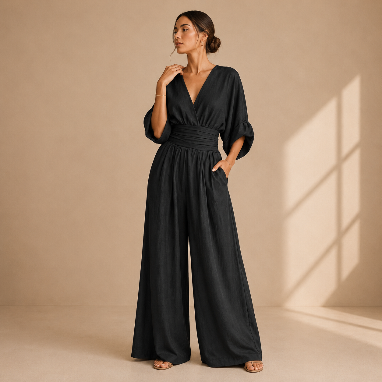 Tuta da donna elegante dal taglio fluido - Chic e valorizzante