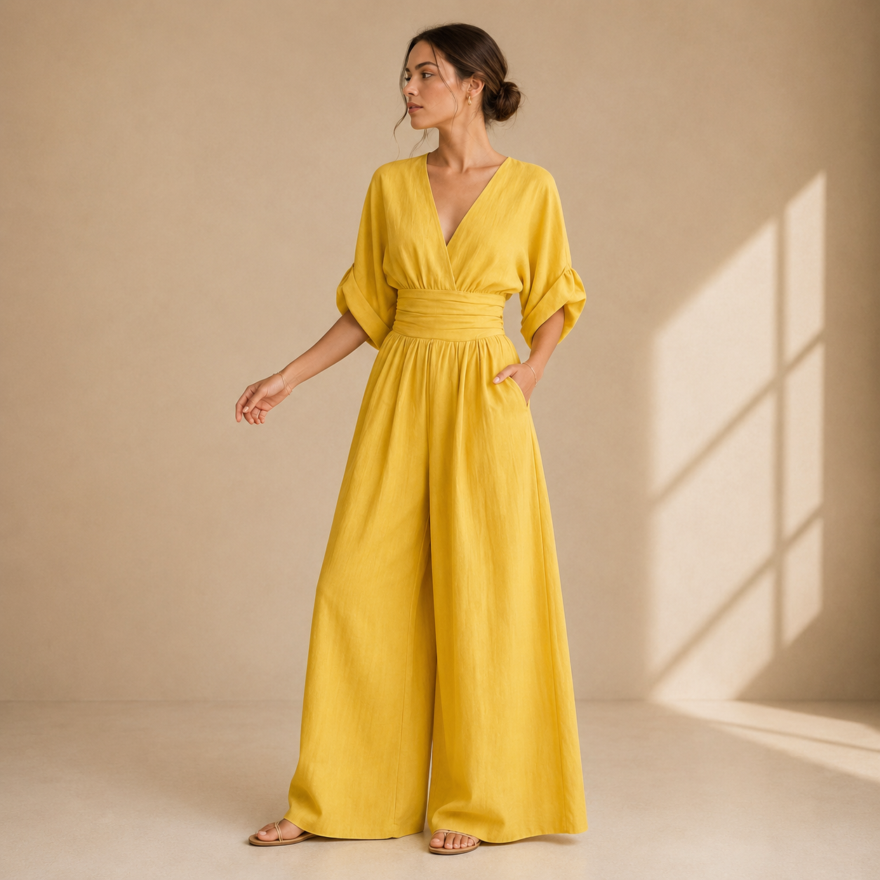 Tuta da donna elegante dal taglio fluido - Chic e valorizzante