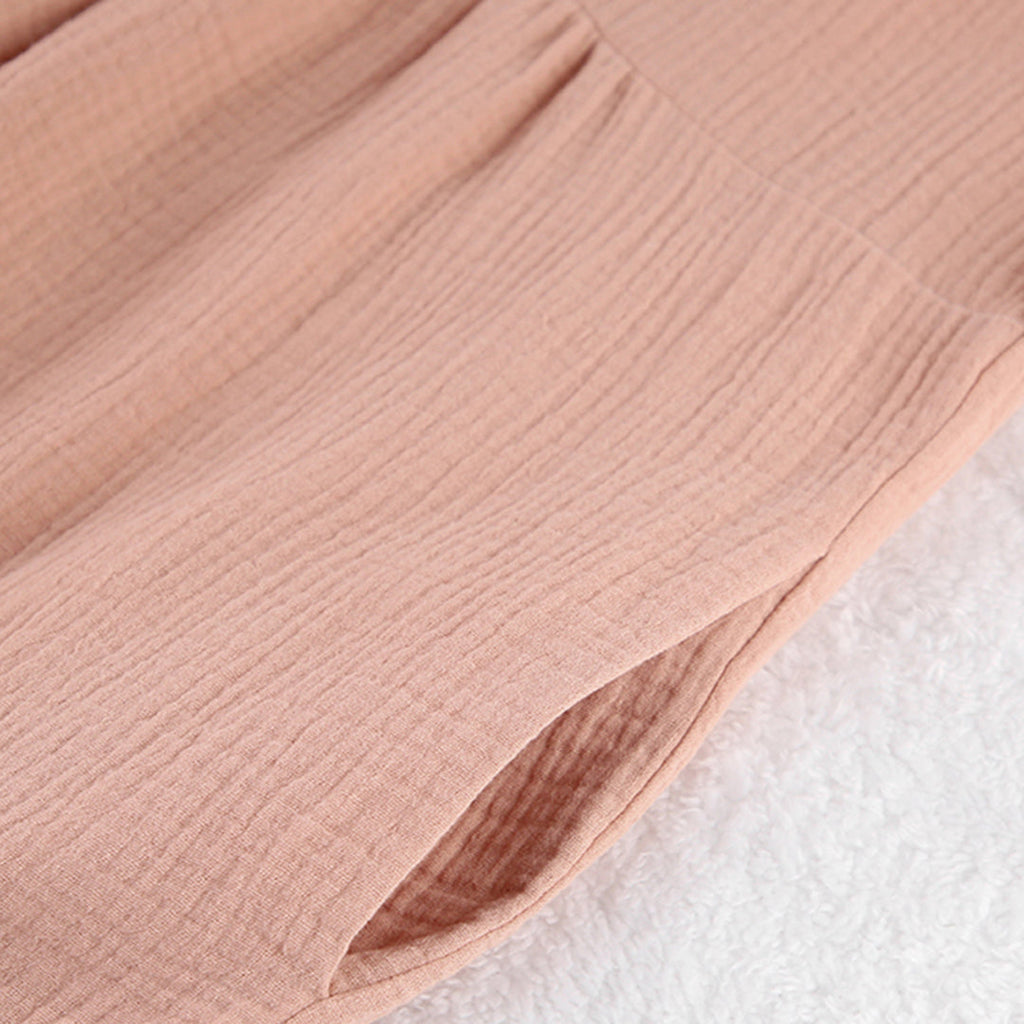 Abito midi casual da donna – Abito ampio con scollo a V