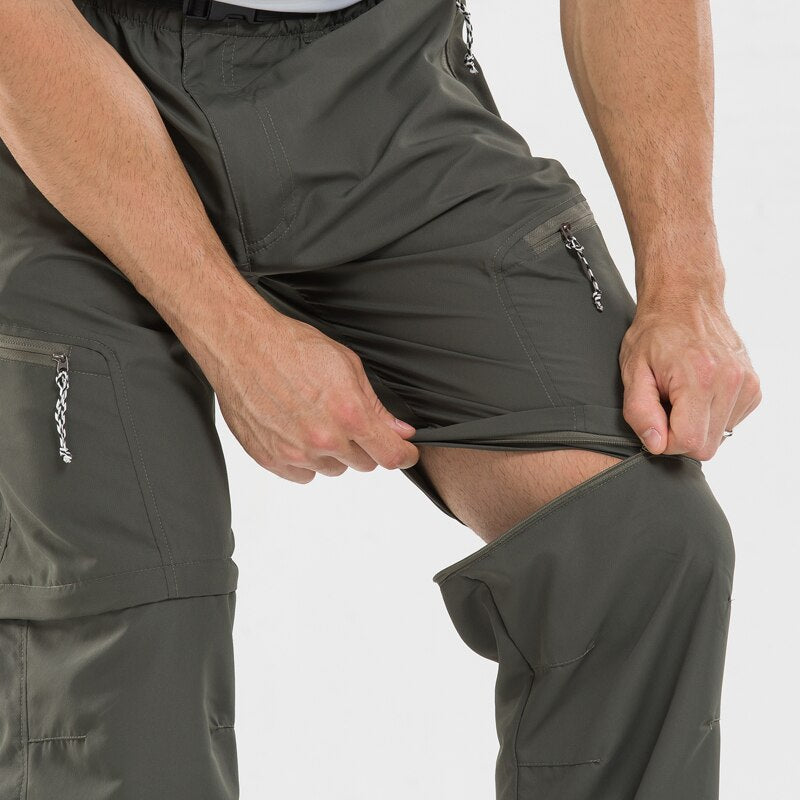 Pantaloni da uomo premium convertibili con cerniera – Cargo da escursionismo utilitario