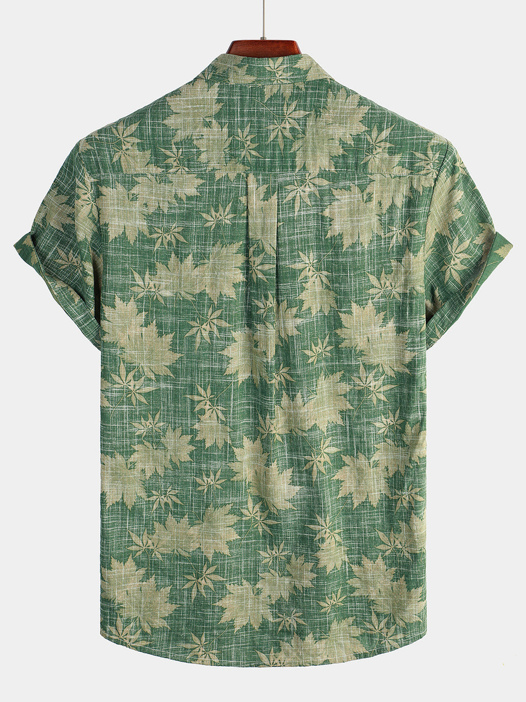 Camicia hawaiana in cotone a maniche corte da uomo