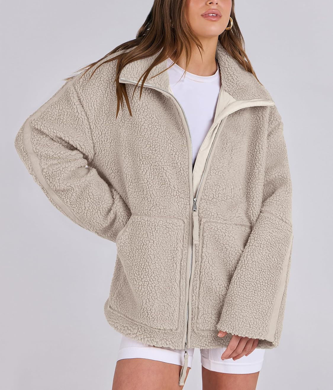 Giacca teddy da donna - Tendenza e comfort