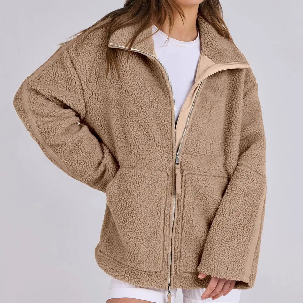 Giacca teddy da donna - Tendenza e comfort