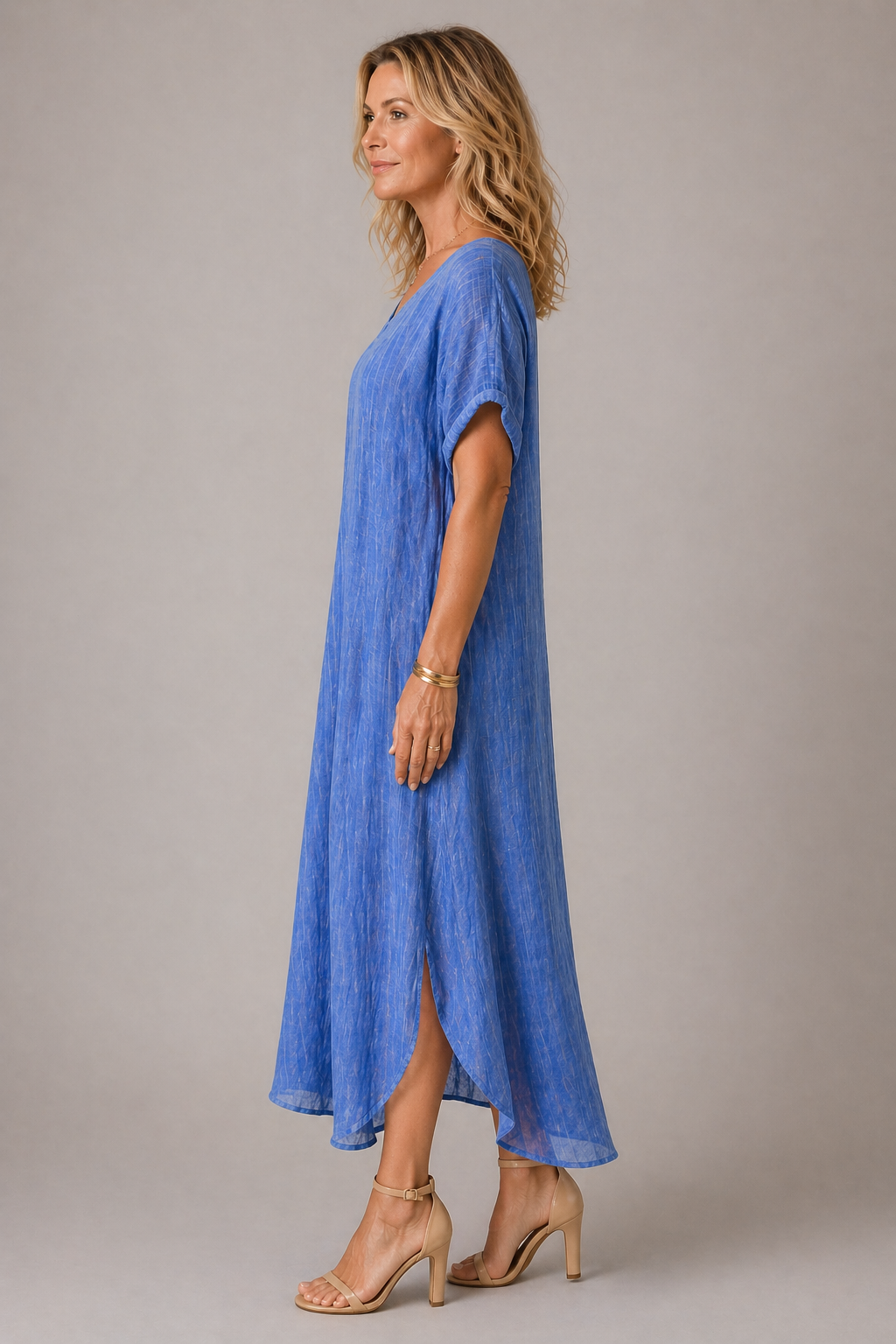 Abito da donna casual con scollo a V - Fluido e confortevole