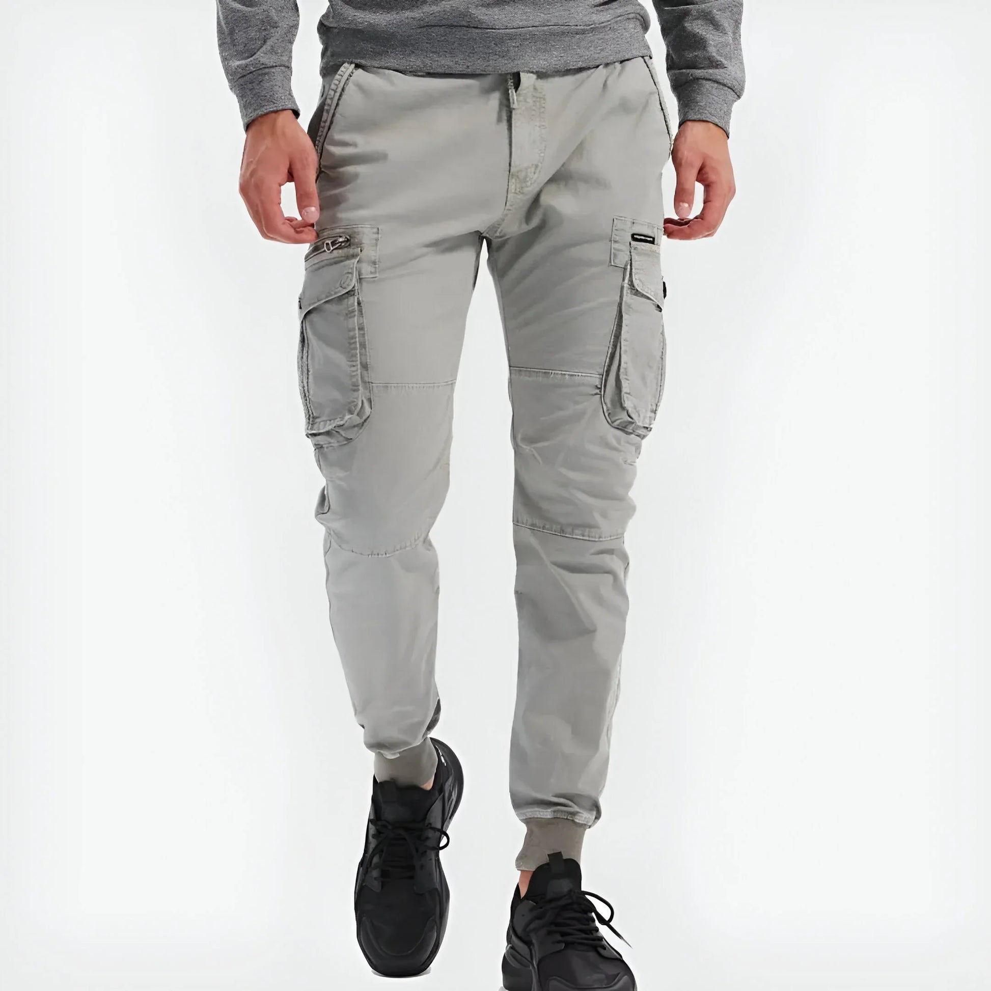 Pantaloni cargo in cotone da uomo