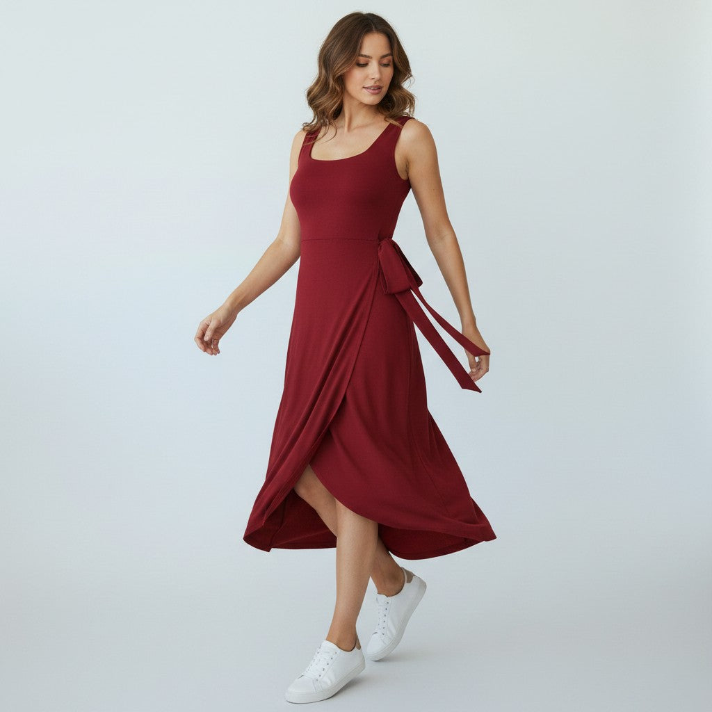 Abito portafoglio estivo da donna - Morbido ed elegante