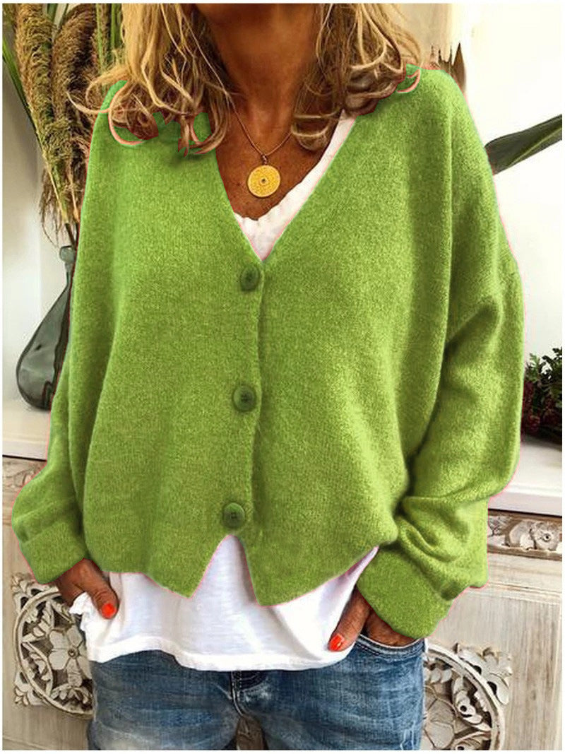 Cardigan lavorato a maglia da donna