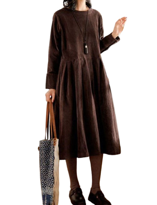 Abito Zoe in velluto - eleganza senza tempo e comfort lussuoso.