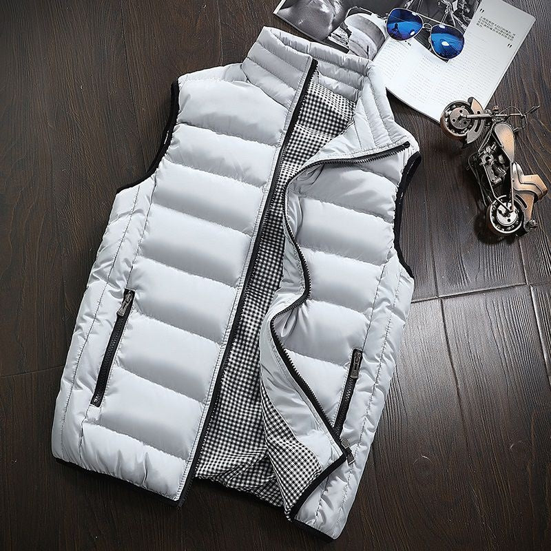 Gilet trapuntato impermeabile da uomo – Giacca casual e calda