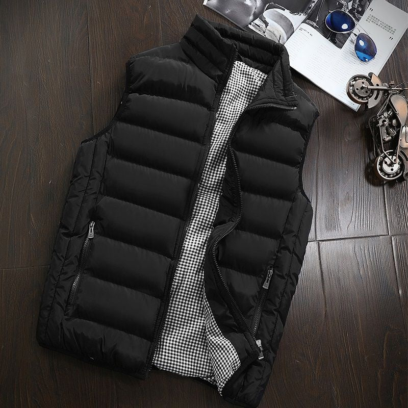 Gilet trapuntato impermeabile da uomo – Giacca casual e calda