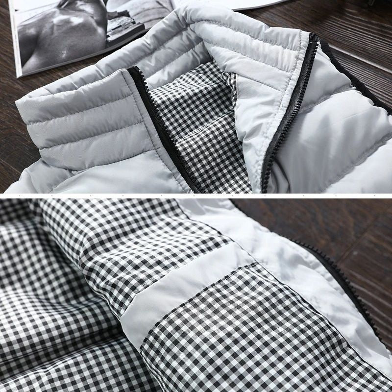 Gilet trapuntato impermeabile da uomo – Giacca casual e calda