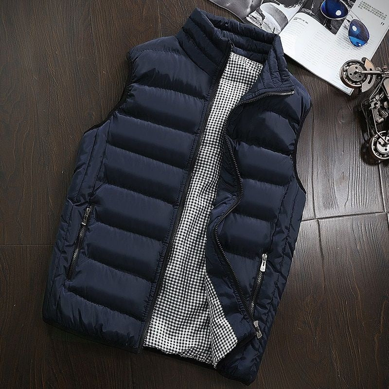 Gilet trapuntato impermeabile da uomo – Giacca casual e calda